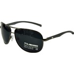 Okulary przeciwsłoneczne polaryzacyjne PILOTKI AVIATOR - Grafitowy połysk \ czarny Jk Collection JK-Collection