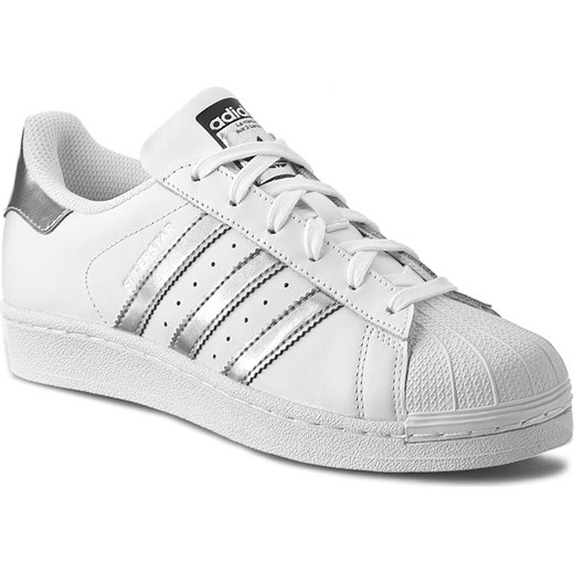 Buty adidas - Superstar AQ3091 Ftwwht/Silvmt/Cblack Adidas 38 wyprzedaż eobuwie.pl