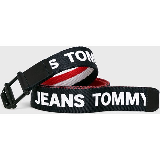 Pasek wielokolorowy Tommy Jeans z napisami