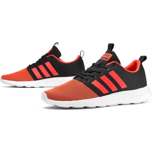 Adidas buty sportowe męskie cloudfoam czerwone sznurowane