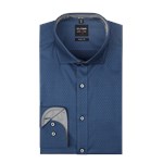 Koszula o kroju body fit z delikatnym tkanym wzorem Level 5 Olymp Level Five 43 Peek&Cloppenburg