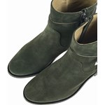 BOTKI DAMSKIE KARINO 2996 066 P ZIELONY SKÓRA NATURALNA Karino 39 abmsklep.pl