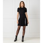 Sukienka Love Moschino z okrągłym dekoltem mini