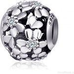 H054 Kwiatki charms koralik beads srebro 925 Silverbeads.pl SilverBeads