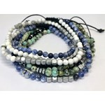 Bransoletka White Howlite Double Lena Gorzycka Jewels S EleganckiPan.com.pl