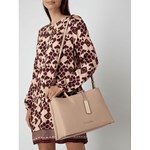Shopper bag różowa Calvin Klein na ramię bez dodatków