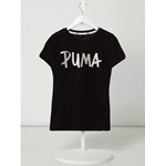 Bluzka dziewczęca Puma bawełniana z krótkimi rękawami