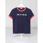 Bluzka dziewczęca Review For Teens z bawełny z krótkimi rękawami