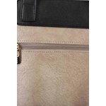 Shopper bag Femestage elegancka beżowa bez dodatków duża na ramię