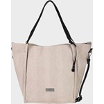 Shopper bag Femestage beżowa duża elegancka