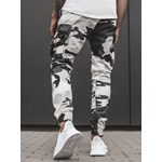SPODNIE MĘSKIE CHINO JOGGERY CZARNO-BIAŁE OZONEE A/1005 Ozonee M okazyjna cena ozonee.pl