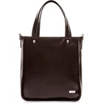 Shopper bag Paolo Peruzzi matowa bez dodatków duża elegancka skórzana