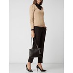 Dkny shopper bag matowa ze skóry