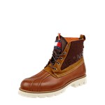 Buty zimowe męskie Tommy Jeans wiązane skórzane