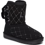 Buty zimowe dziecięce Liu jo czarne bez wzorów