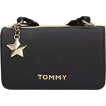 Listonoszka Tommy Hilfiger z breloczkiem na ramię elegancka