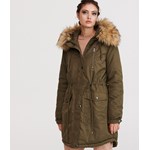Reserved - Ocieplana parka z kapturem - Khaki Reserved 34