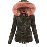Parka damska moro