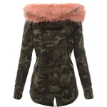 Parka damska moro
