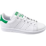 Trampki dziecięce białe Adidas z aplikacją skórzane sznurowane