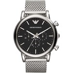 Emporio Armani zegarek srebrny