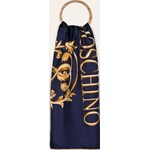 Szalik/chusta Moschino casualowy w abstrakcyjnym wzorze