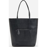 Shopper bag Reserved elegancka z tłoczeniem