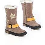 Buty zimowe dziecięce Zapato kozaki brązowe skórzane