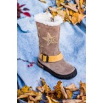 Buty zimowe dziecięce Zapato skórzane kozaki