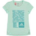 Bluzka dziewczęca Adidas z krótkim rękawem