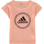 Bluzka dziewczęca Adidas z krótkim rękawem