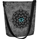 Shopper bag Ptakmoda.com bez dodatków z nadrukiem wakacyjna z filcu mieszcząca a6
