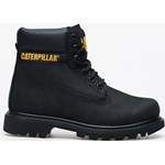 Workery damskie Caterpillar gładkie skórzane casual