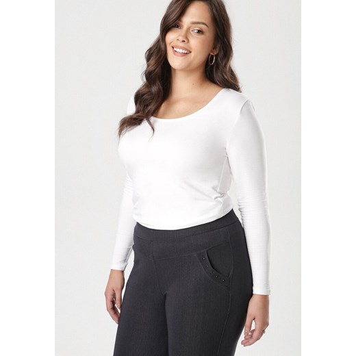 Granatowe Spodnie Arririen XL/XXL Born2be Odzież