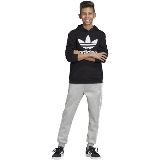 Bluza chłopięca Adidas czarna w nadruki