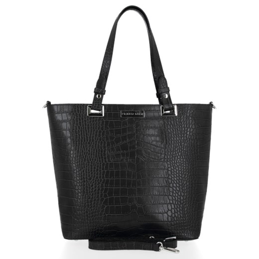 Shopper bag Vittoria Gotti ze skóry