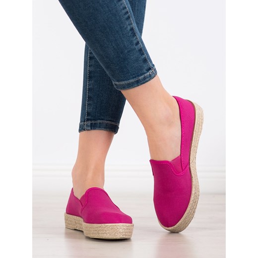 FUKSJOWE ESPADRYLE 40 wyprzedaż czasnabuty.pl