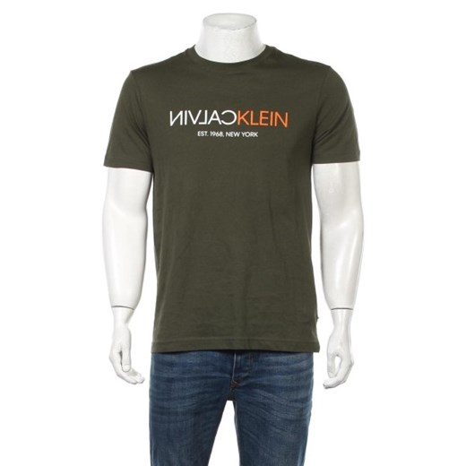 T-shirt męski Calvin Klein z krótkimi rękawami bawełniany
