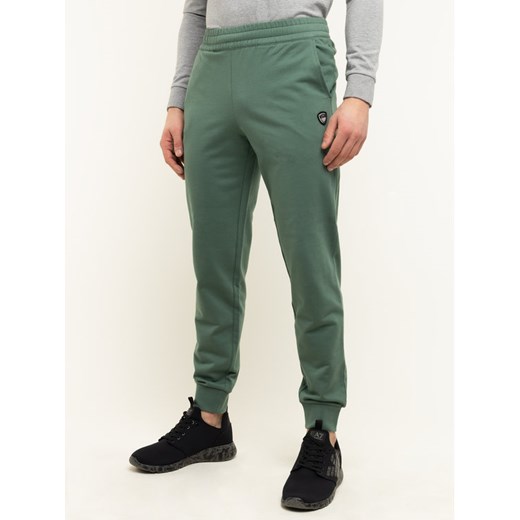 EA7 Emporio Armani Spodnie dresowe 8NPP60 PJ05Z 1858 Zielony Regular Fit XXL promocja MODIVO