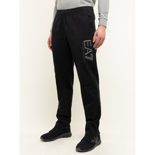 EA7 Emporio Armani Spodnie dresowe 3HPP98 PJ05Z 1200 Czarny Regular Fit L promocja MODIVO