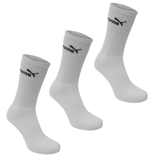 Puma 3 Pack Crew Socks Mens Puma 9-11 Factcool