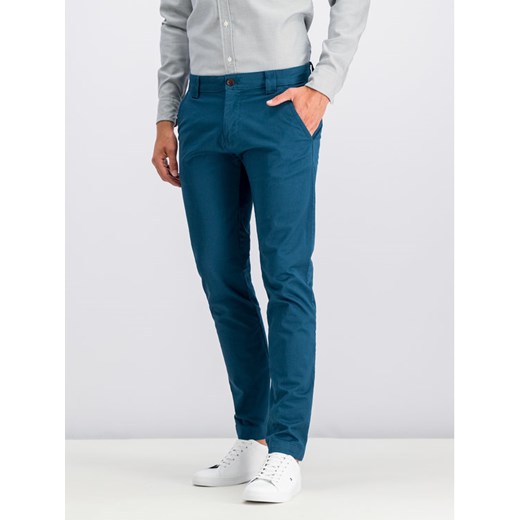 Tommy Jeans Spodnie materiałowe DM0DM06518 Granatowy Slim Fit Tommy Jeans 31_32 wyprzedaż MODIVO