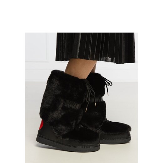 Love Moschino Ocieplane śniegowce Love Moschino 37/38 wyprzedaż Gomez Fashion Store