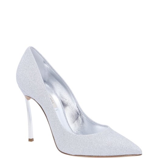 Casadei Skórzane szpilki Argento Casadei 37 promocyjna cena Gomez Fashion Store