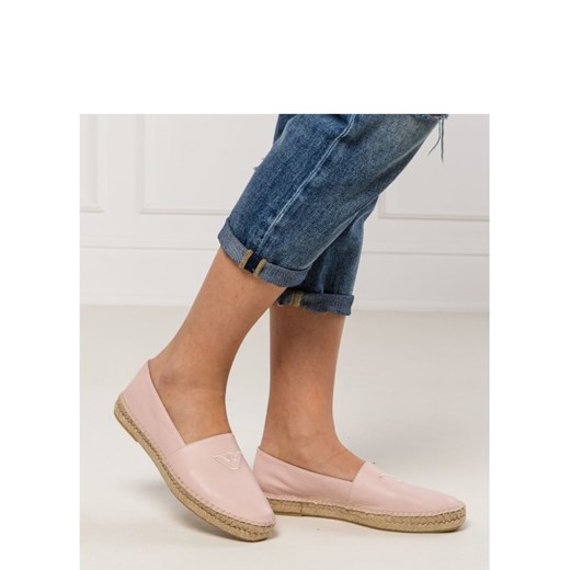 Emporio Armani Skórzane espadryle ST.CERVO Emporio Armani 38 okazyjna cena Gomez Fashion Store