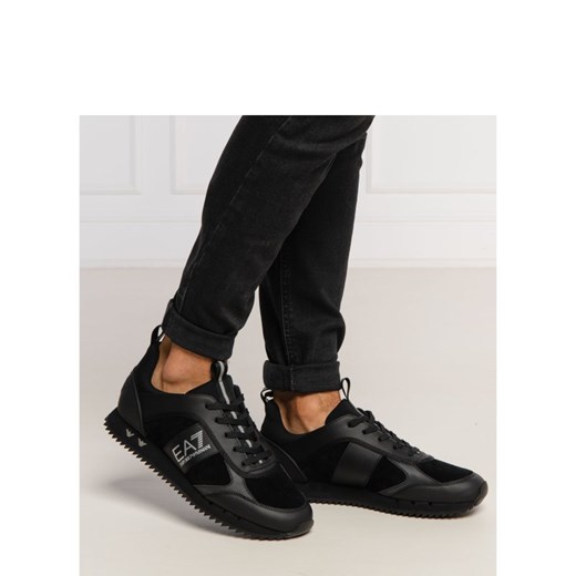 EA7 Sneakersy | z dodatkiem skóry 42 okazja Gomez Fashion Store