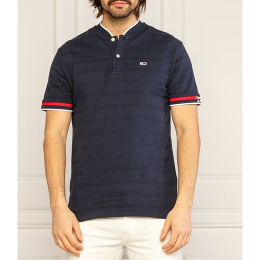 Tommy Jeans Polo TJM BASEBALL | Regular Fit | pique Tommy Jeans XXL promocja Gomez Fashion Store