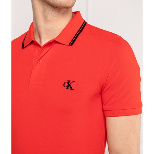 CALVIN KLEIN JEANS Polo | Slim Fit L okazja Gomez Fashion Store