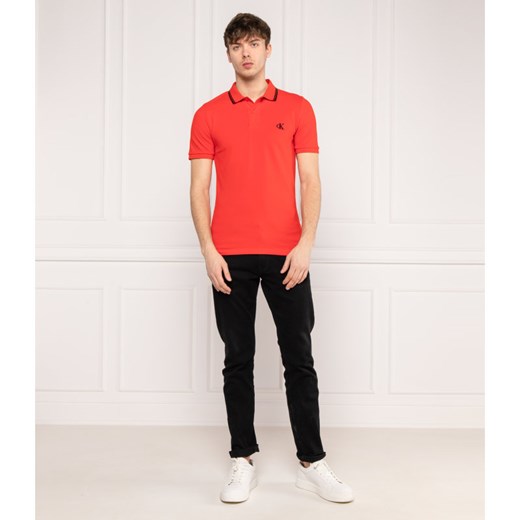 CALVIN KLEIN JEANS Polo | Slim Fit L okazja Gomez Fashion Store