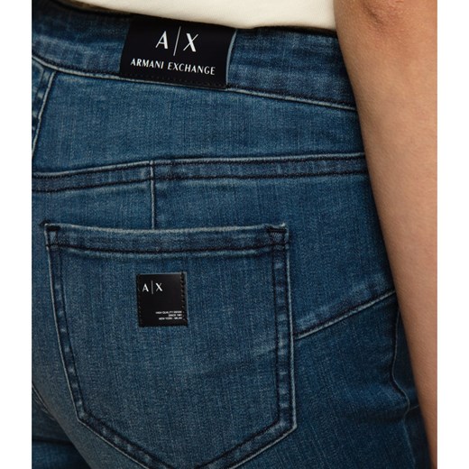 Armani Exchange Jeansy j12 | Super Skinny fit | bottom up Armani Exchange 26/32 promocyjna cena Gomez Fashion Store
